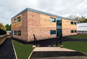 a refurbished Portakabin building 